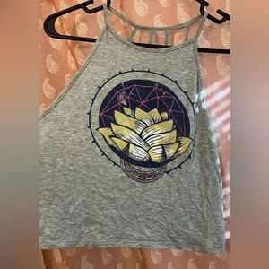Earthbound Gray Crop Top/ Size Large